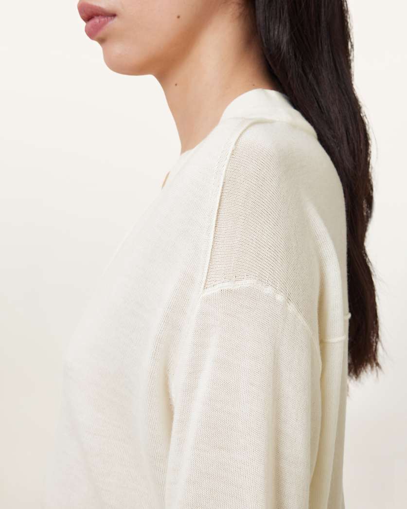 Julieana V Neck Wool Jumper