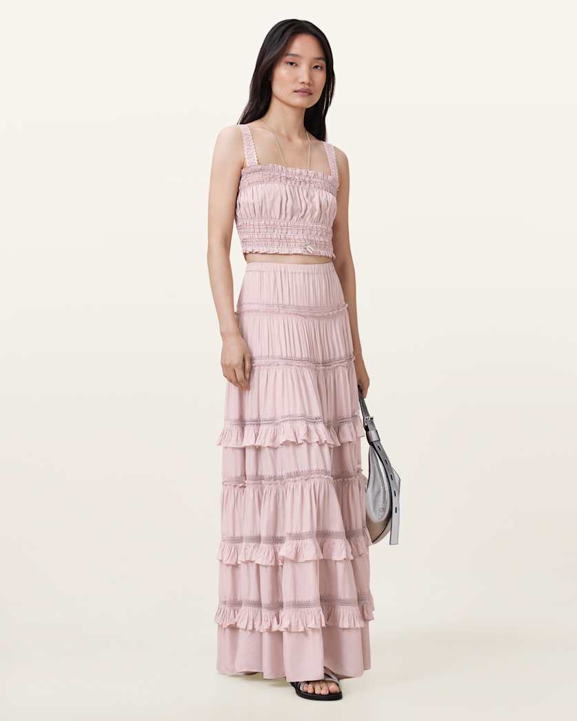 Talia Tiered Maxi Skirt