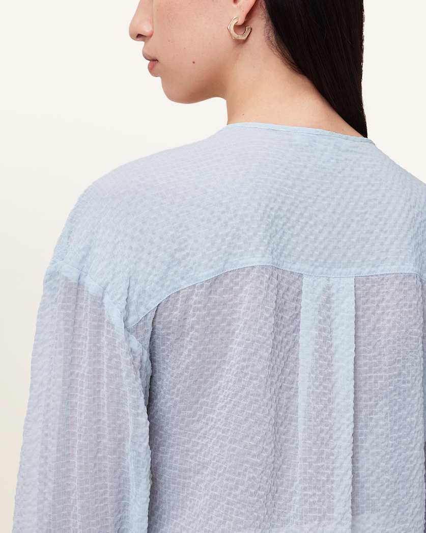 Penny Seersucker Top