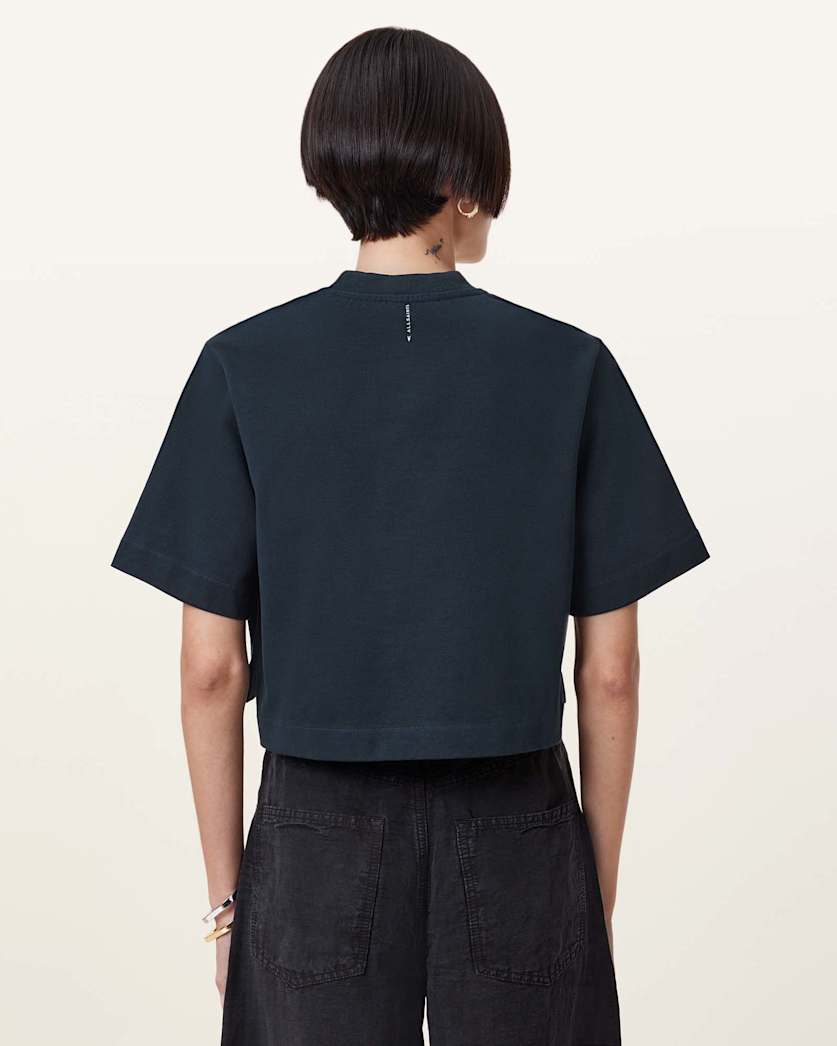 Lottie Crew Neck Cropped T-Shirt