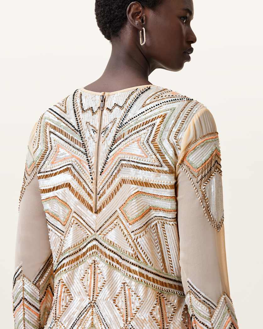 Noushka Embellished Mini Dress