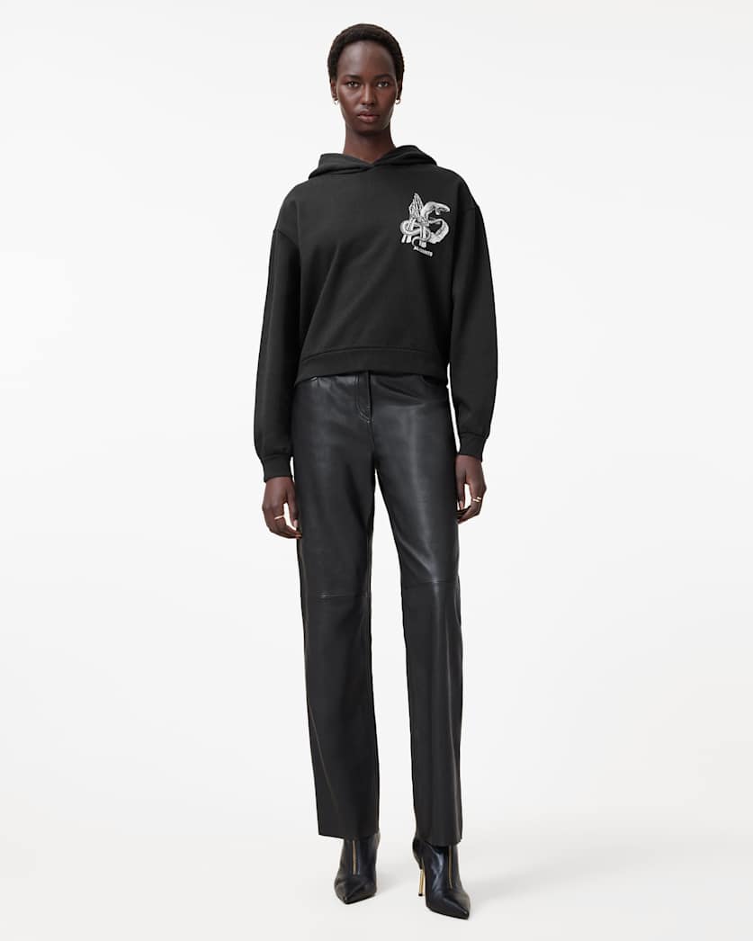 Pippa Asp Logo Relaxed Fit Hoodie