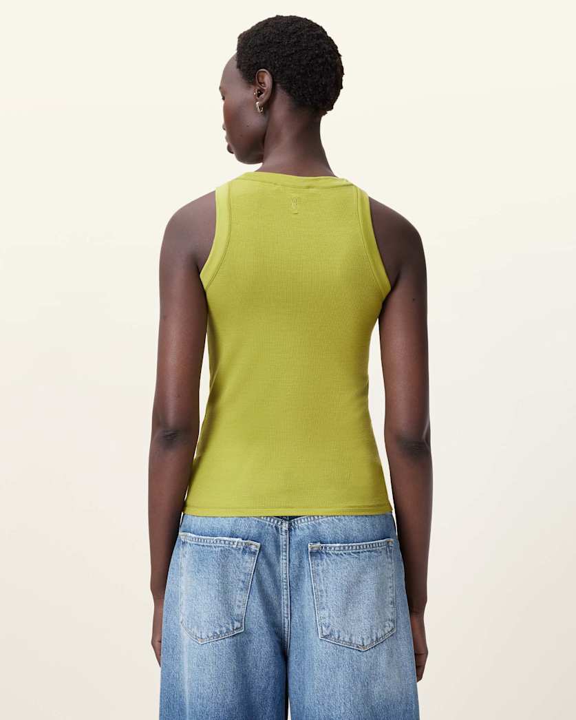Rina Crew Neck Sleeveless Tank Top