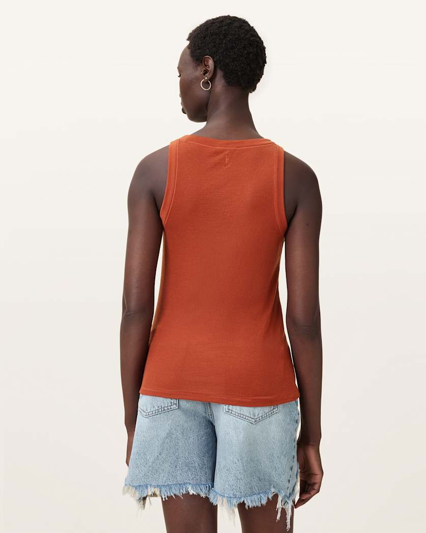 Rina Crew Neck Sleeveless Tank Top