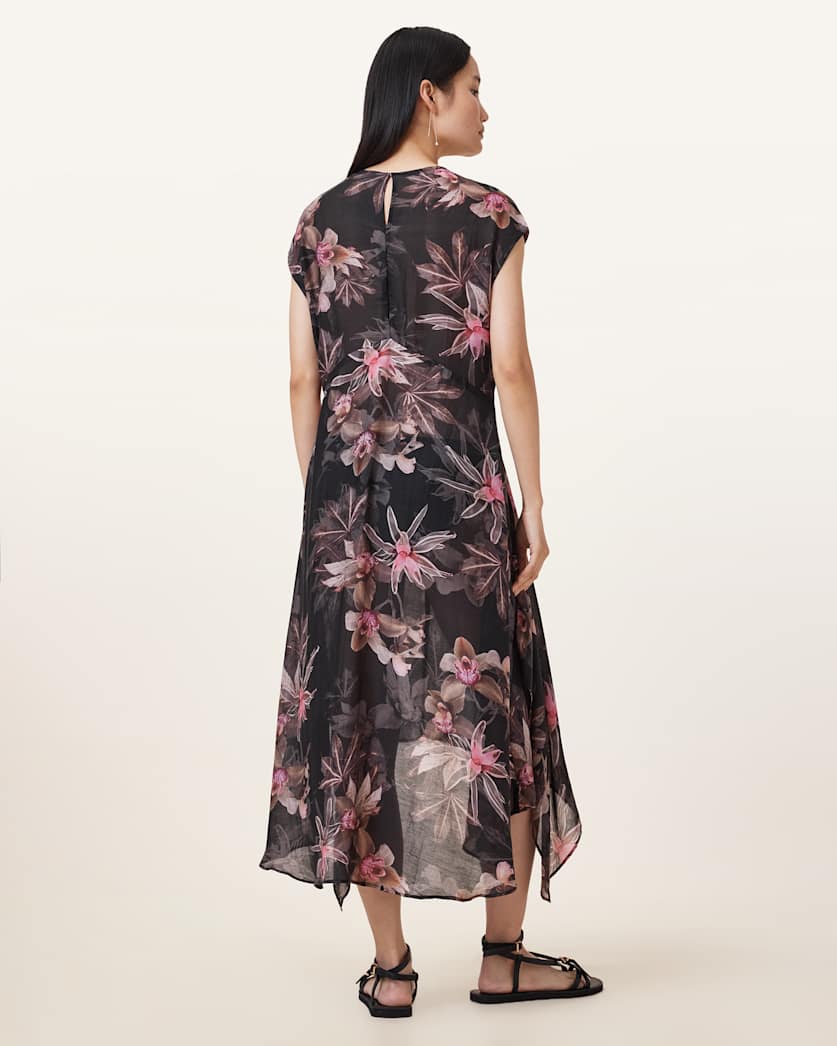 Arwen Floral Print Maxi Dress