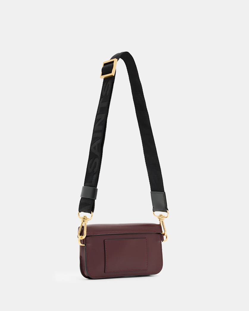Zoe Adjustable Leather Crossbody Bag