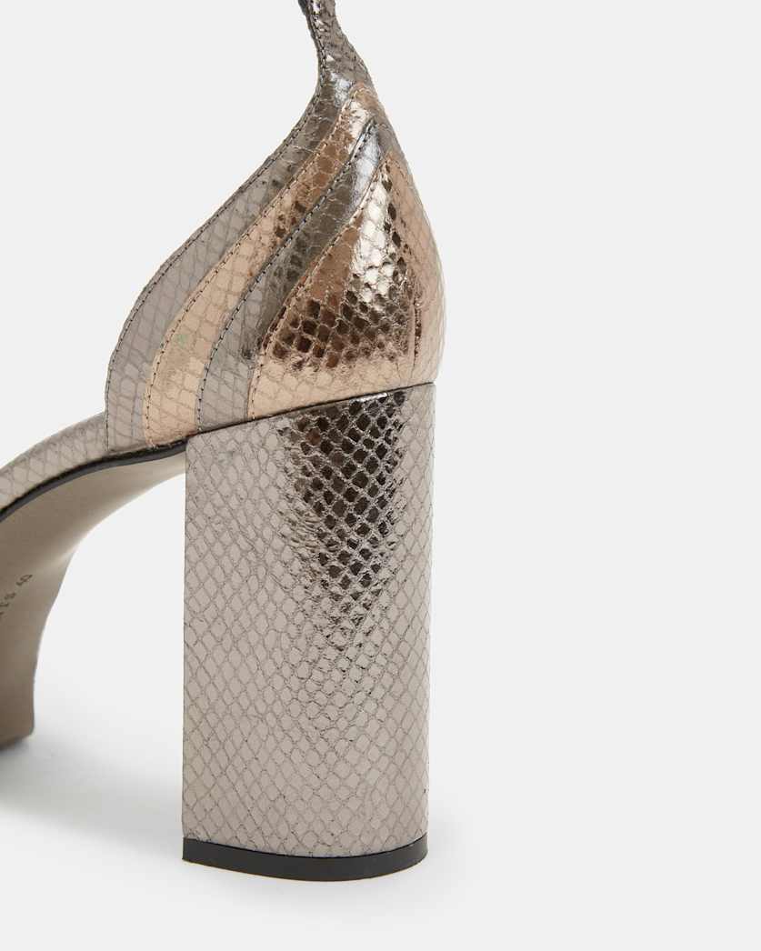 Tia Metallic Platform Heels