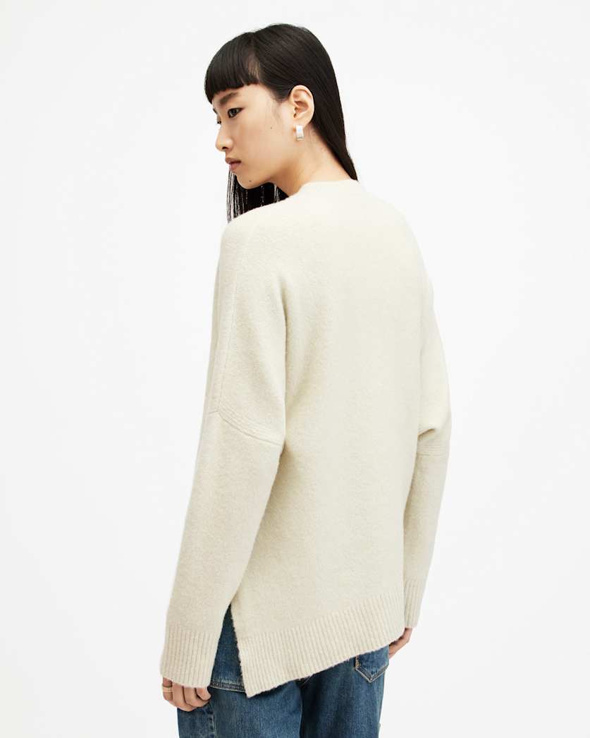 Lock Crew Neck Asymmetric Jumper