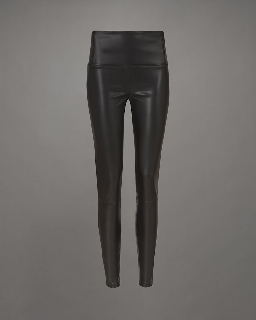 Cora High-Rise Skinny Fit Faux Leggings