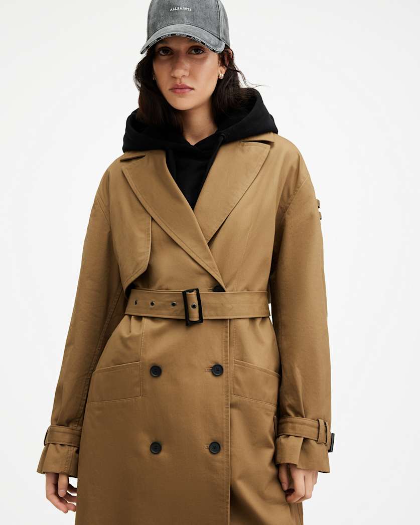 Wyatt Relaxed Fit Belted Trench Coat