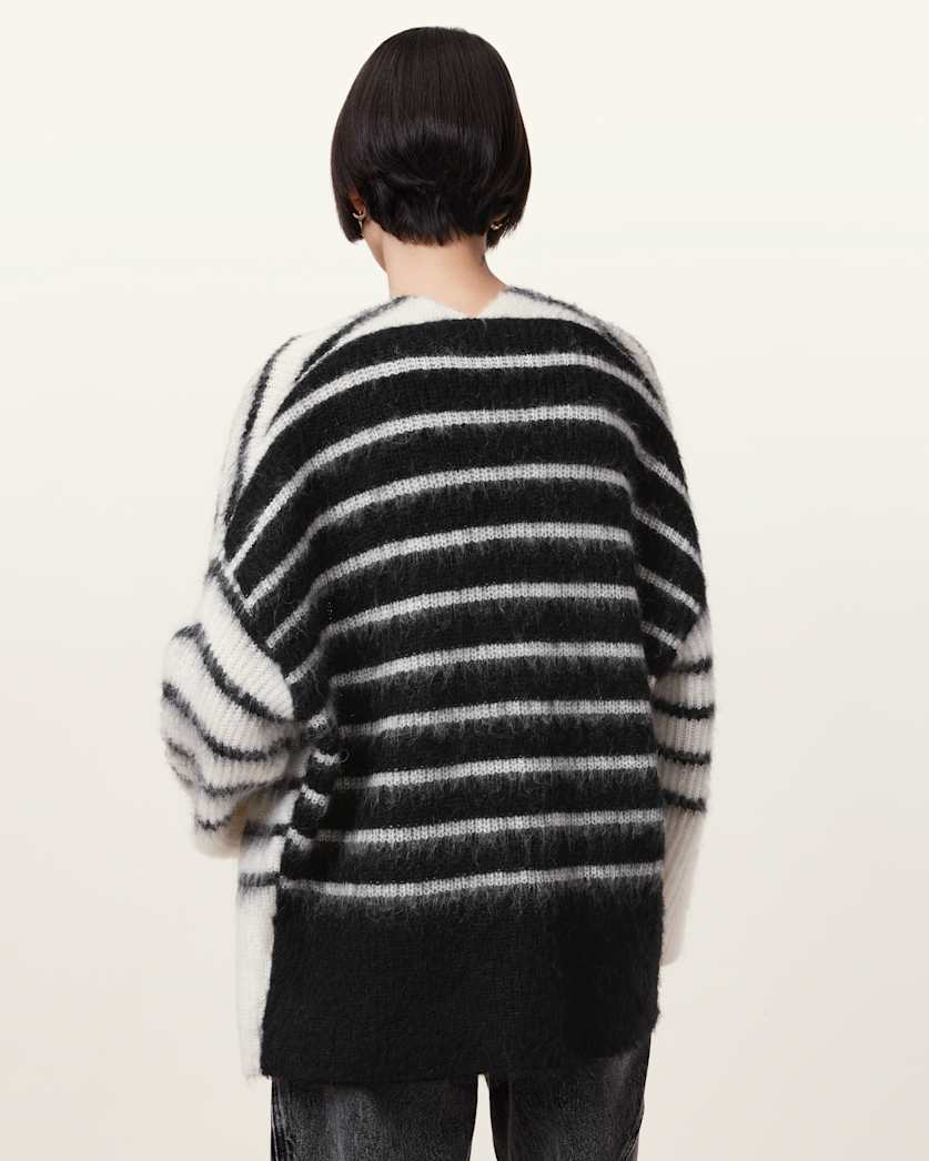 Riga Relaxed Fit Striped Cardigan