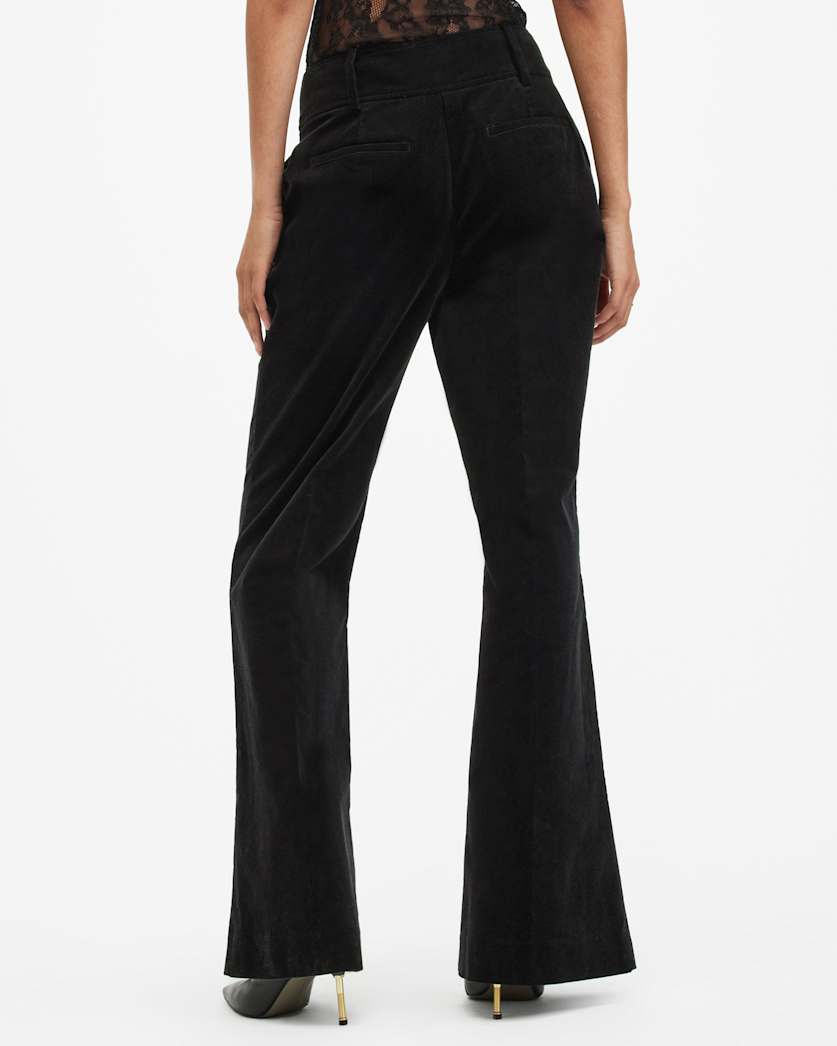 Sevenh High-Rise Slim Flared Trousers