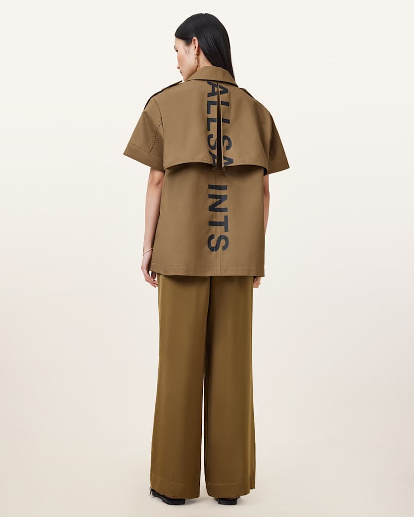 Alba Satin Wide Leg Trousers
