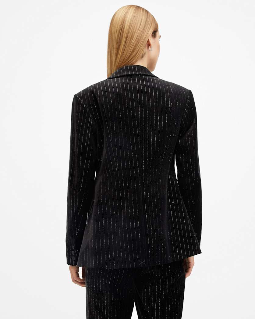 Sevenh Tailored Velvet Blazer
