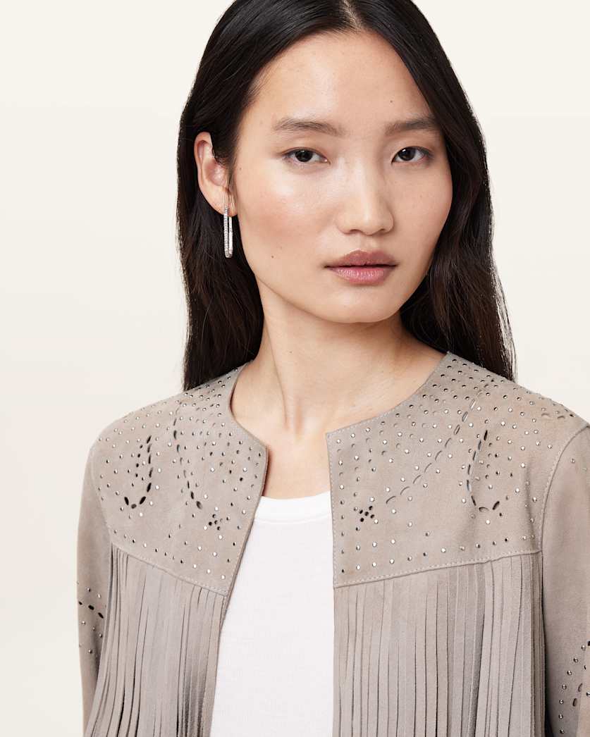 Asta Suede Tassel Jacket
