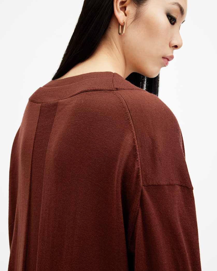 Bern Merino Wool V-Neck Jumper