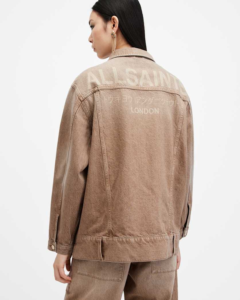 Willow Oversized Denim Trucker Jacket