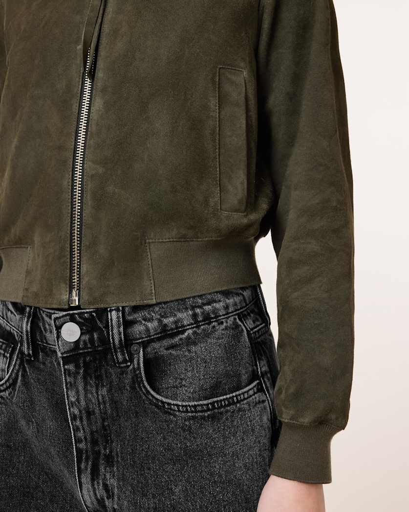 Orten Suede Bomber Jacket