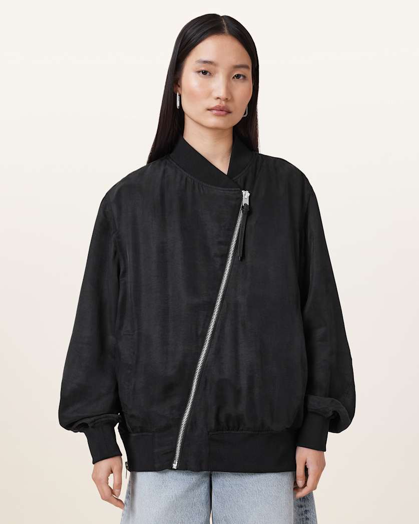 Avril Relaxed Fit Bomber Jacket