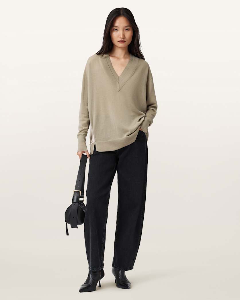 Bern V-Neck Wool Jumper