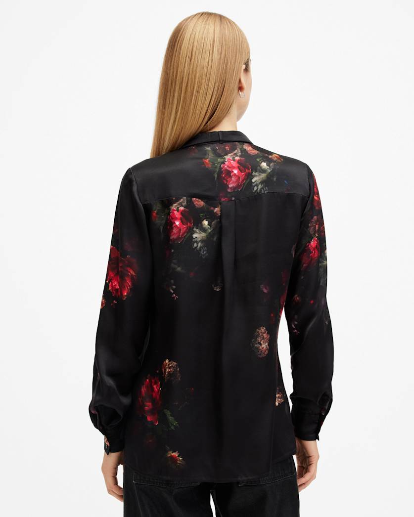 Toni Silk Blend Printed Shirt
