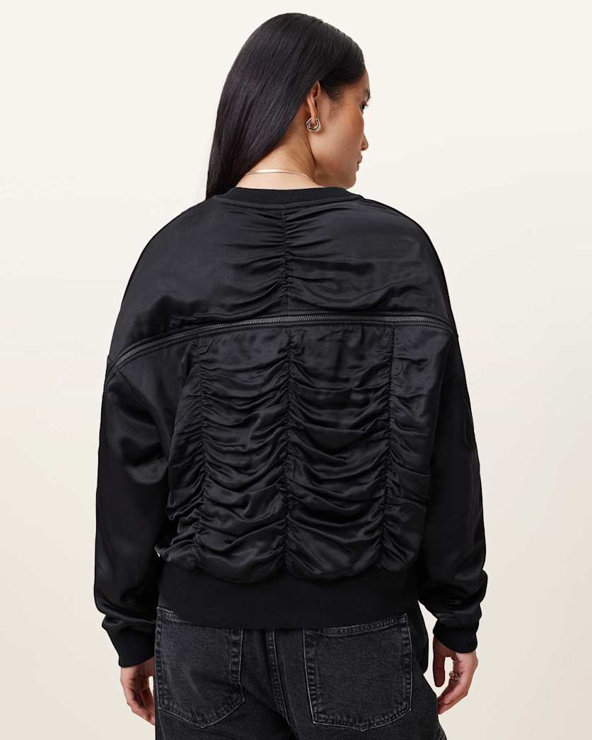 Peggy Zip Sleeve Relaxed Fit Sweatshirt
