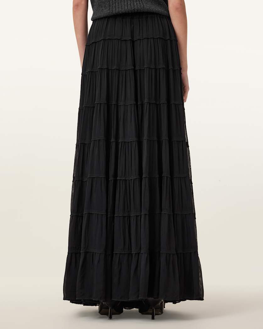 Eva Tiered Maxi Skirt