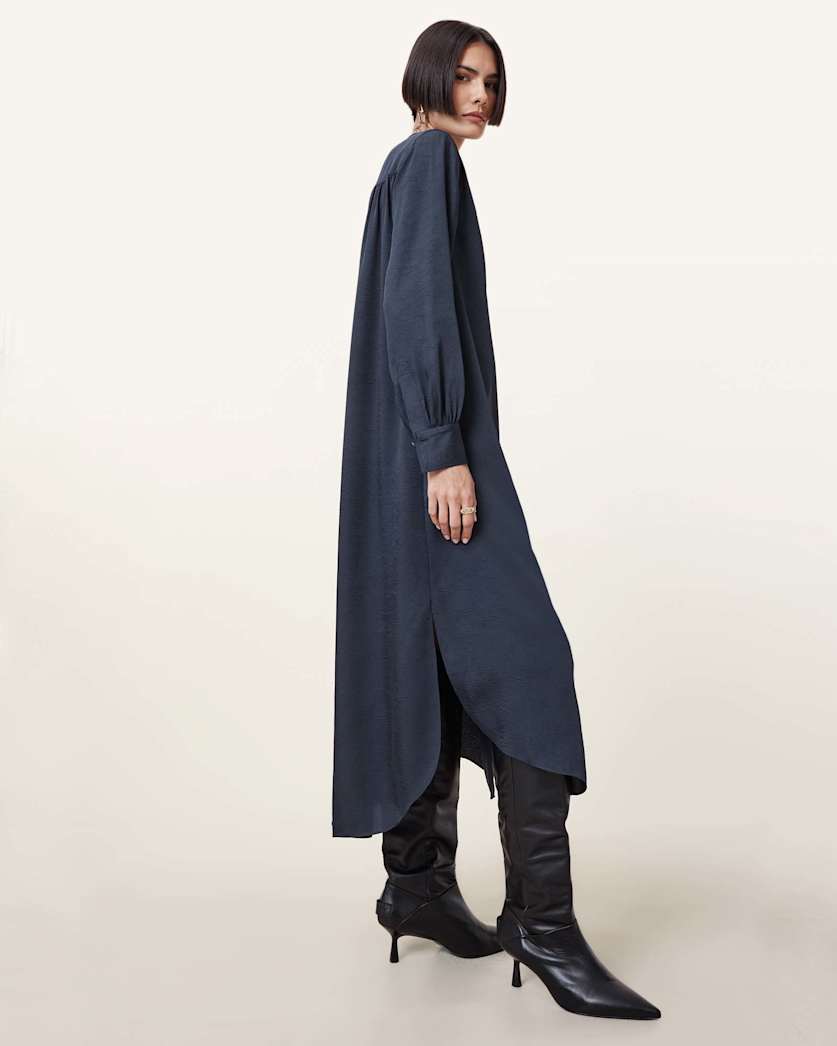 Aggie Maxi Shirt Dress