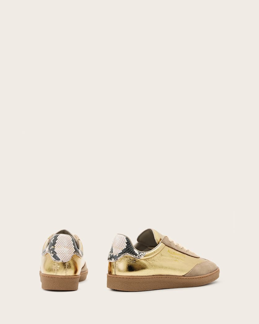 Thelma Metallic Low Top Trainers