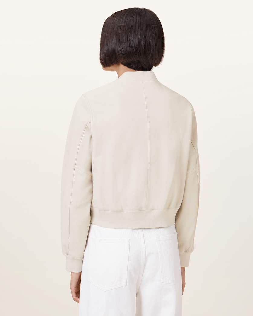 Orten Leather Bomber Jacket