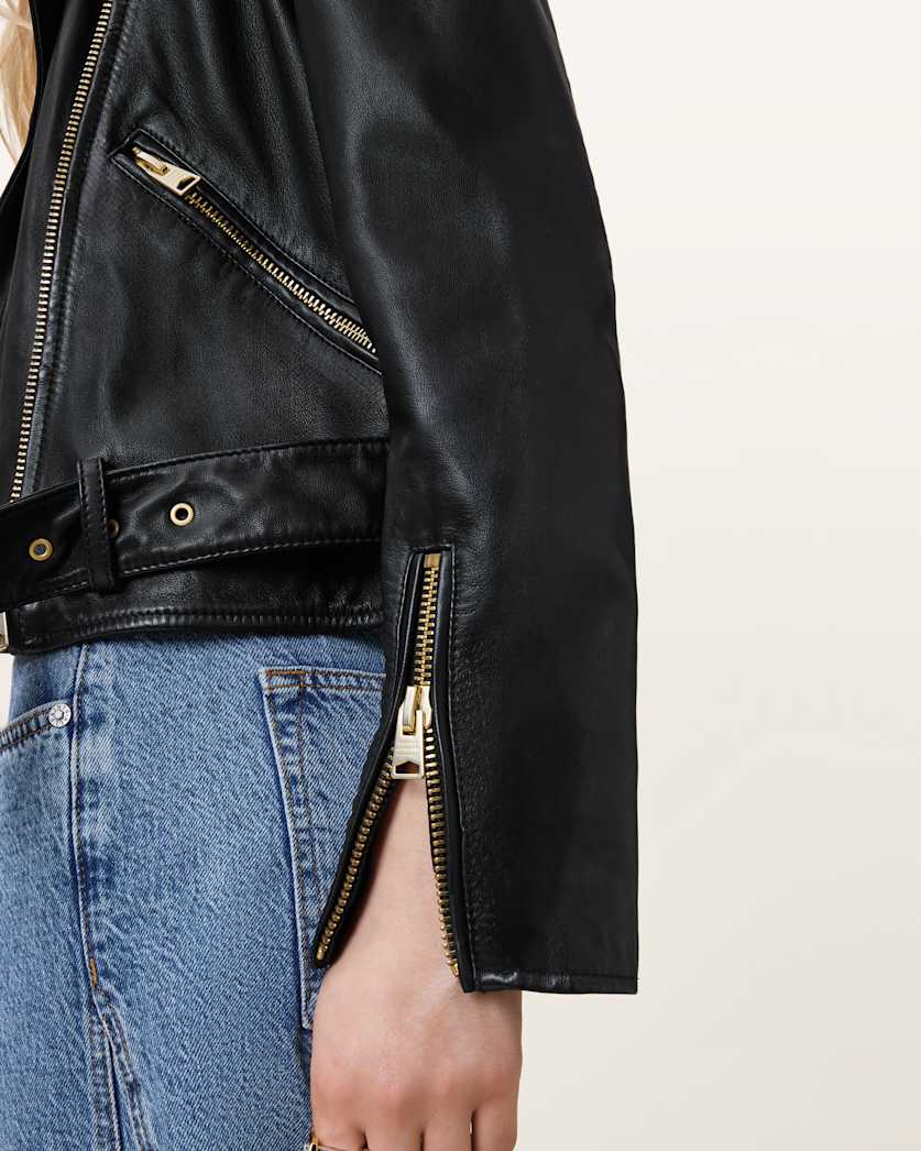 Balfern Leather Biker Jacket