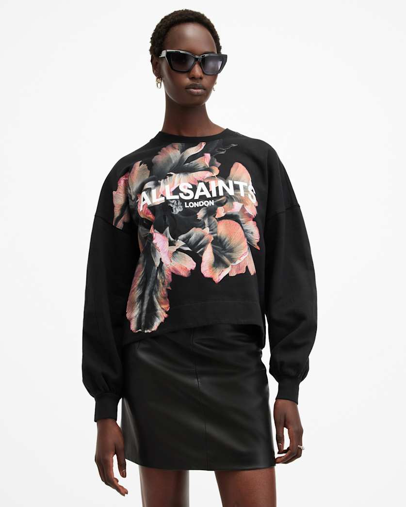 Fleurir Lila Oversized Sweatshirt