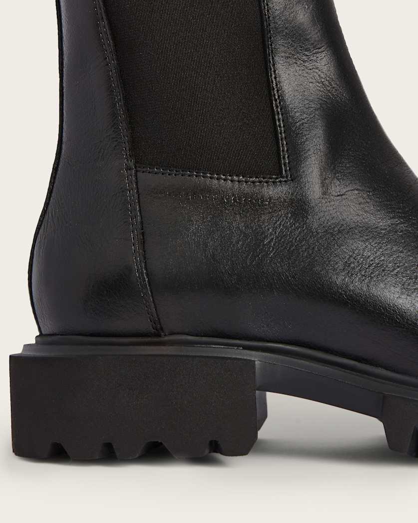 Hallie Leather Ankle Boots