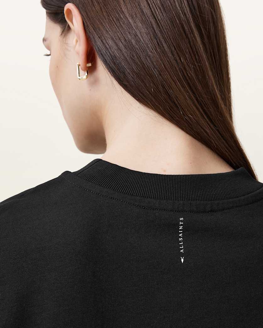 Lottie Crew Neck Cropped T-Shirt