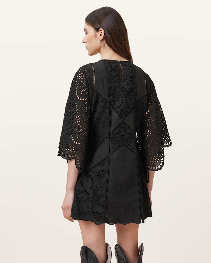 Luci Broderie Mini Dress