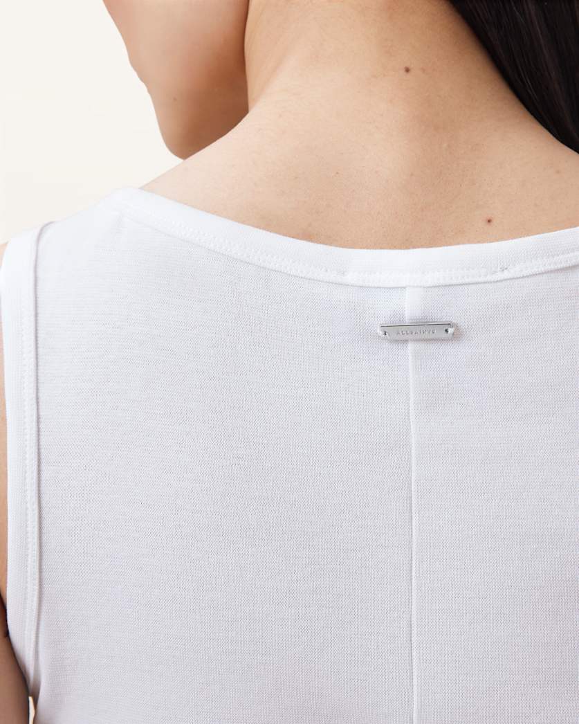 Katarina Boat Neck Slim Fit Tank Top