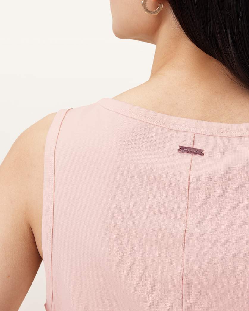 Katarina Boat Neck Slim Fit Tank Top