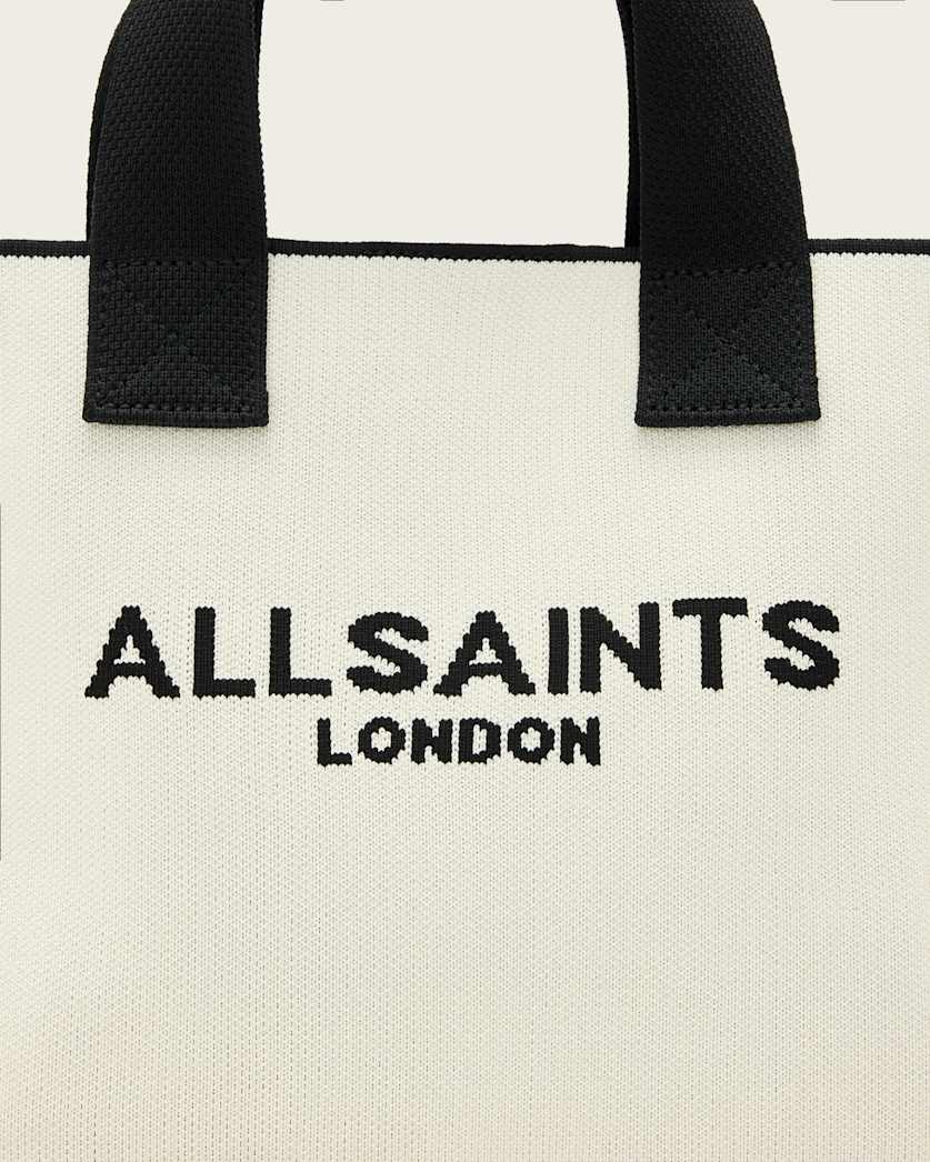 Izzy Logo Print Knitted Mini Tote Bag