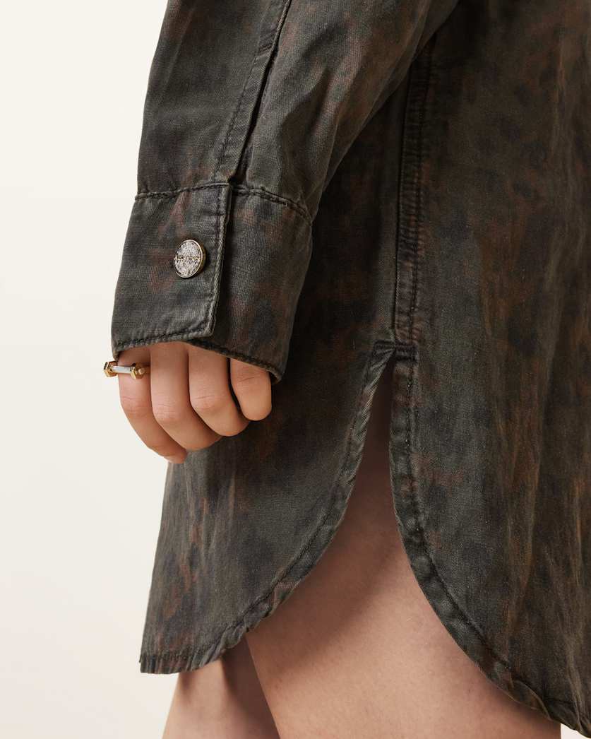 Faye Oversized Denim Shirt Dress