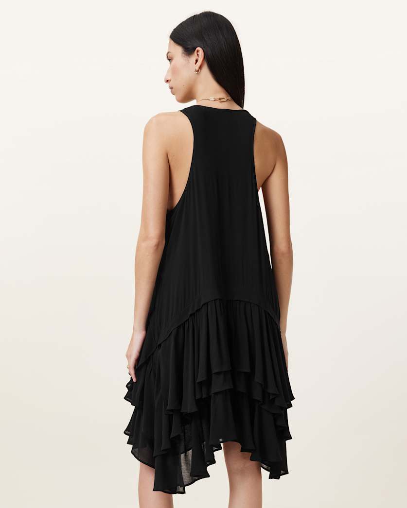 Cavarly Ruffled Mini Dress