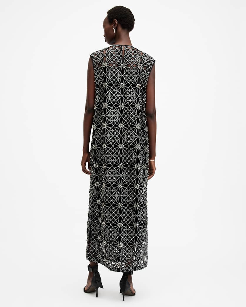 Iliana Embellished Relaxed Fit Maxi Dress