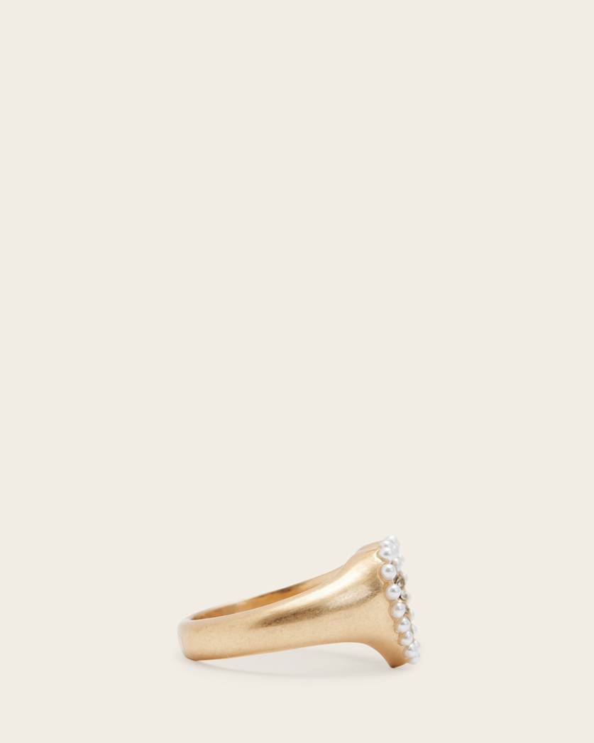 Vida Heart Beaded Ring