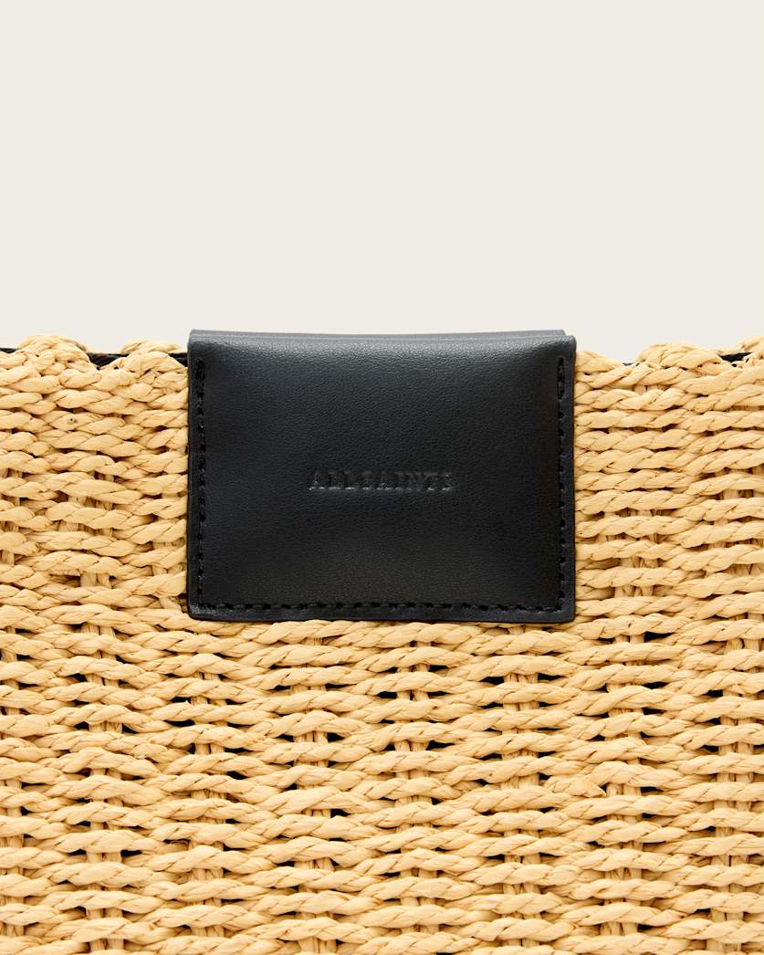 Ebro Woven Straw Cross Body Bag