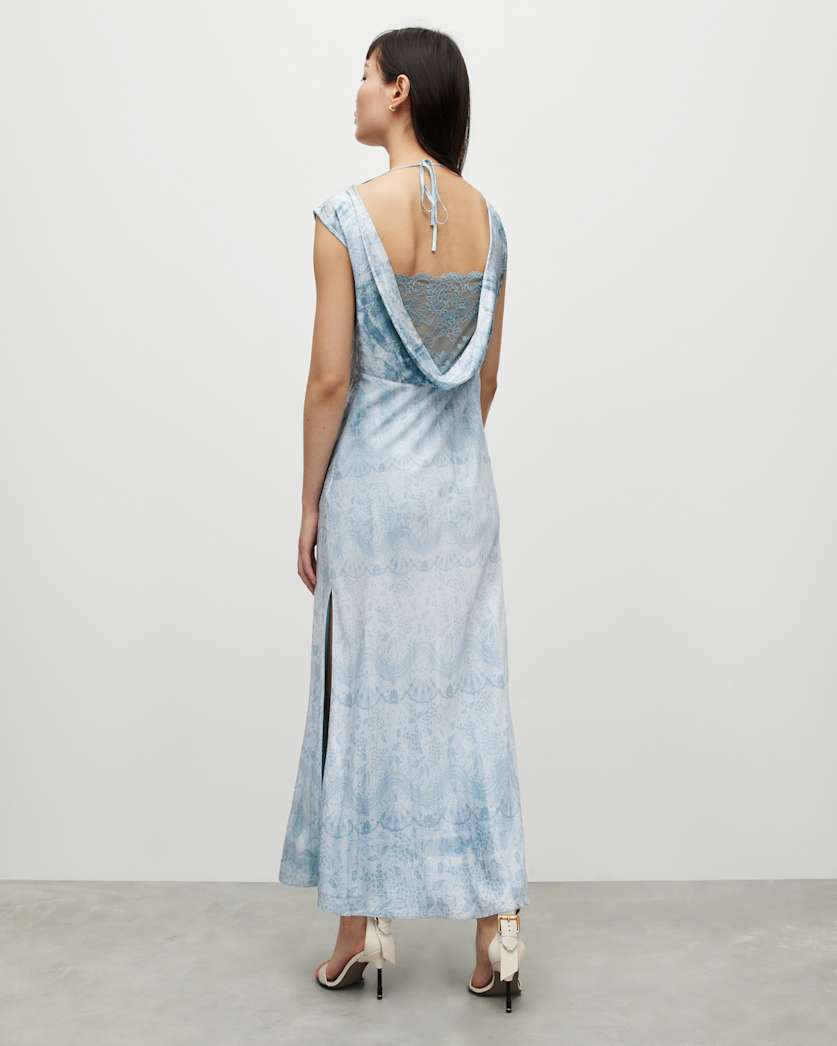 Karlina Estrella Silk Blend Maxi Dress