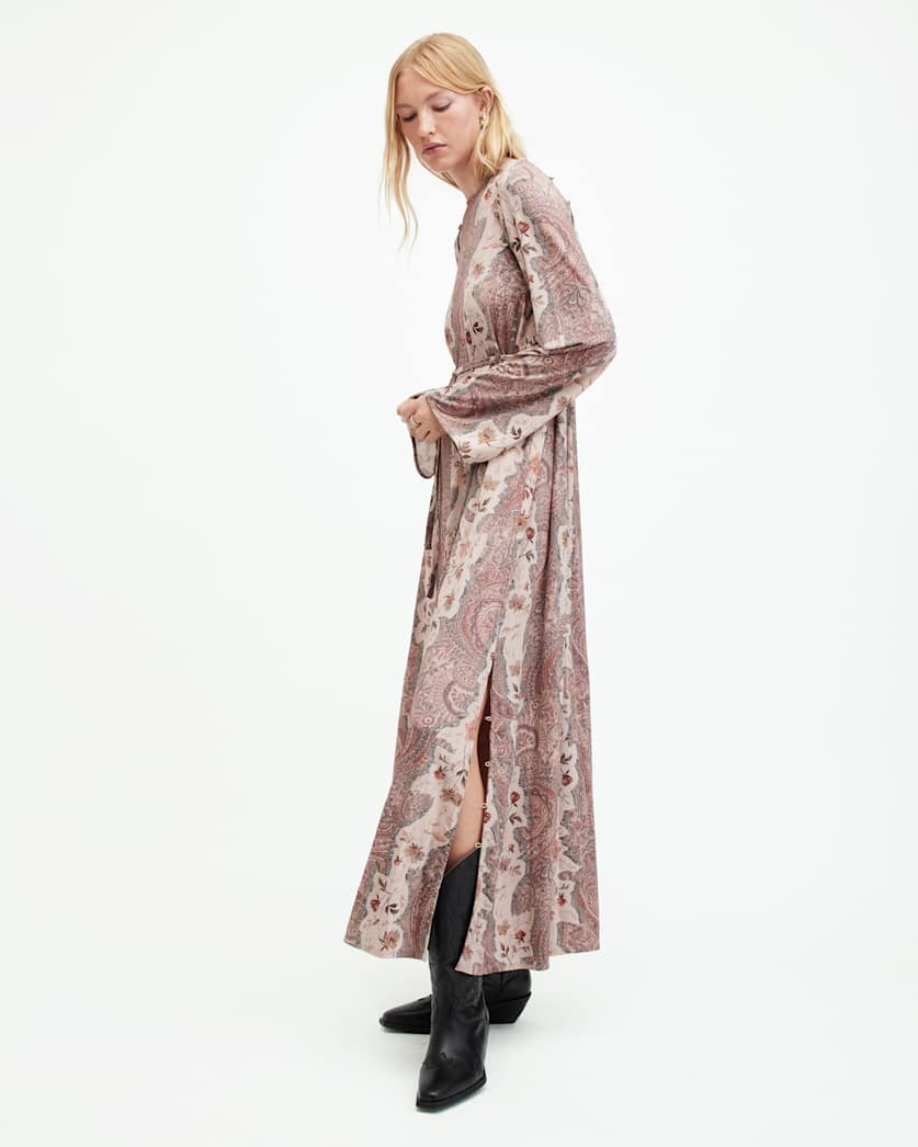 Susannah Cascade Paisley Maxi Dress