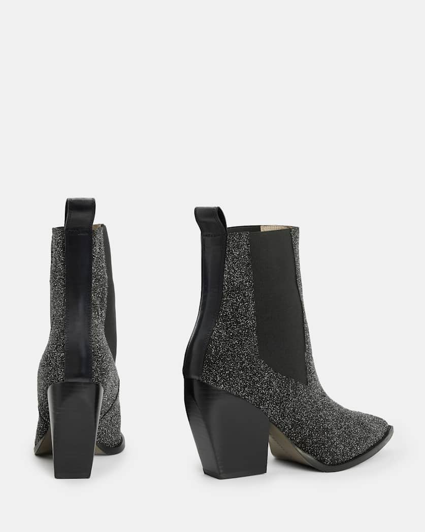 Ria Sparkle Leather Boots