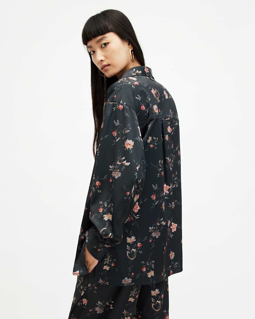 Louisa Tanana Floral Print Relaxed Shirt