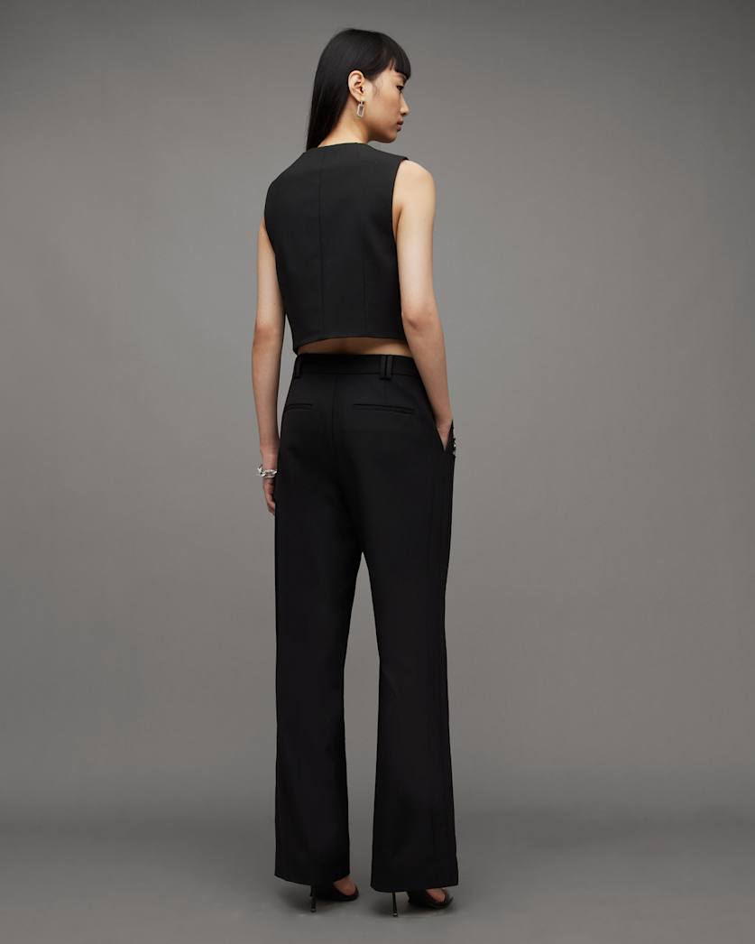 Atlas Bead Embellished Trousers