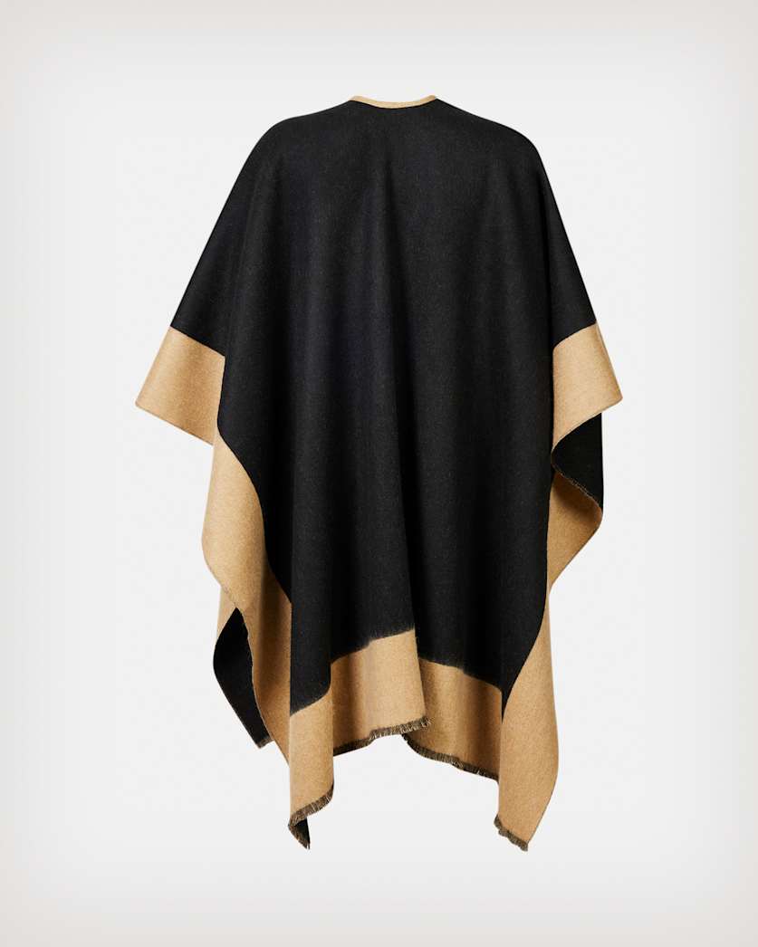 Saints Border Ruana Wool Scarf