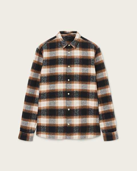 Mercy Checked Relaxed Fit Ramskull Shirt